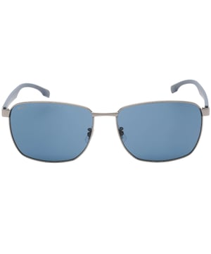 Vernieuw je stijl met deze Hugo Boss Matte Ruthenium metalen zonnebril met blauwe glazen, afmetingen 62x16x150. Voeg een vleugje verfijning en zelfvertrouwen toe aan je look met deze modieuze zonnebril. Ontdek vandaag nog de charme en kwaliteit van Hugo Boss brillen!