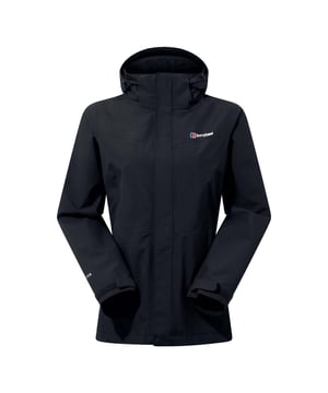 Made for walking or hiking  this flexible and fully waterproof  InterActive jacket is a superb choice. There’s nothing like the freedom of adding extra warm layers when it’s chilly and throwing them off when it’s not. Our InterActive technology allows you to do just that. It makes zipping in a compatible Berghaus mid-layer simple  to give you versatile protection all day long. As for staying dry  the two-layer GORE-TEX 2L Performance Shell is perfect. It’s totally waterproof and breathable  and with a handy roll-away hood  you’re protected come rain or shine. Plus  non-tearing ripstop face fabric adds to the durability for great performance on the hill.