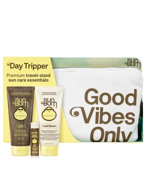 Discover the Sun Bum Day Tripper Sun Care Set, your essential companion for a carefree summer! This carefully curated trio includes SPF30 Sunscreen Lotion for broad-spectrum protection against UVA/UVB rays, SPF30 Coconut Lip Balm to keep your lips hydrated, and Cool Down Aloe Lotion for soothing relief after sun exposure. Each product is vegan-friendly and designed to nourish and protect your skin while you enjoy the sun. Perfect for beach days or outdoor adventures, this set ensures you stay safe and sunburn-free all summer long. Embrace the summer vibes with Sun Bum!
