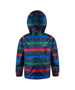 Design: Contrast Stripe, Logo, Printed. Fabric Technology: Breathable, Durable, IsoDry, PFC Free, Water Repellent. Neckline: Hooded. Sleeve-Type: Long-Sleeved. Reflective Detail, Taped Seams. Hood Features: Packaway, Sew-On. Pockets: 2 Side Pockets. Fastening: Full Zip, Touch Fastening. Contents: 1 Packaway Bag. 2-3 Years: 22 in. 3-4 Years: 22.5 in. 5-6 Years: 24 in. 7-8 Years: 26 in. 9-10 Years: 28 in. 11-12 Years: 30 in.