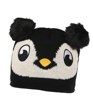 100% acryl. Voering: Fleece. Stof: Gebreid, zachte aanraking. Ontwerp: Bobble, Gezicht, Pinguïn.