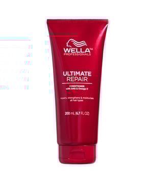 Revitalize your hair with Wella Ultimate Repair Conditioner, suitable for all hair types. This 200ml nourishing conditioner features AHA and Omega-9 technology to strengthen and rebuild hair. It effortlessly detangles, repairs damage, and restores strength without weighing hair down. Paraben-free and vegan, it keeps hair healthy and color-safe. For best results, apply to freshly washed hair, leave for 5 minutes, and rinse for soft, touchable results.