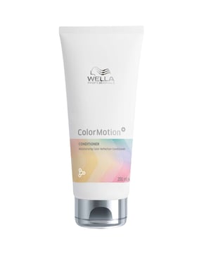 Revitalize your colored hair with Wella Color Motion+ Moisturizing Conditioner. Specially formulated for frequent use, this conditioner helps restore hair surface quality, ensuring vibrant shine and color protection for up to 8 weeks. Enriched with Metal Purifier to shield hair from harmful metals and WellaPlex+ bonding agent to strengthen and reconstruct hair bonds post-dyeing, it is gentle on your hair and cruelty-free. For best results, apply to clean damp hair, leave for 1-2 minutes, and rinse thoroughly. Experience stronger, healthier, and beautifully shiny hair.