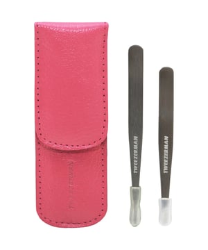 Discover the Tweezerman Petite Tweeze Set in stylish pink, designed for precision and convenience. This set includes Tweezerman's renowned Slant and Point tweezers, expertly crafted in a compact size for easy handling. Each tweezer features perfectly aligned, hand-filed tips for flawless brow shaping. Housed in a chic leather case, this set is ideal for travel. For best results, use the Slant tweezers to shape your brows in the direction of hair growth. The Point tweezer is perfect for addressing ingrown hairs. Keep your beauty essentials organized with this must-have set.