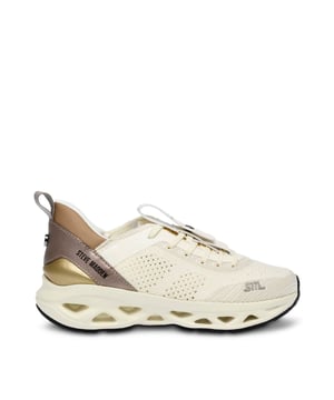 Textiel bovenwerk.Vetersluiting met drukknoop veterbescherming.Platte hak.Micro-mesh platform.Grippy rubberen buitenzool.