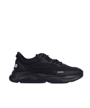 Women's Hugo Leon Running Trainers.- Modern running inspired sneaker that combines a mix material with tonal and round laces, HUGO tonal patch on tongue and contrasting logo at the back.- Synthetic and textile upper, Textile lining, Synthetic sole. Ref: 50512717001.