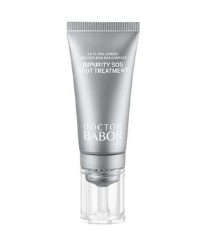Entdecken Sie die BABOR Doctor Babor Impurity SOS Spot Treatment, die formuliert wurde, um Unreinheiten und Hautunreinheiten zu bekämpfen. Diese kraftvolle Behandlung enthält einen aktiven Komplex, der den Lebenszyklus von Unvollkommenheiten beschleunigt und gleichzeitig die Haut beruhigt, um ein schnelles zurückfinden ins Gleichgewicht zu ermöglichen. Erleben Sie minimierte Unreinheiten und klarere Haut. Für die besten Ergebnisse direkt abends nach der Reinigung auf die betroffenen Stellen auftragen und vollständig einziehen lassen. Ergänzen Sie die Pflege mit einem passenden Produkt wie dem DOCTOR BABOR Clarifying Serum für optimale Pflege. Ideal für gezielte Spot-Behandlungen.