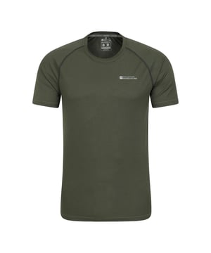 100% Polyester. Ontwerp: Logo. Hals: Crew Neck. Mouwtype: Korte mouwen. Stoftechnologie: IsoCool, Lichtgewicht, Sneldrogend. Reflecterend Detail.