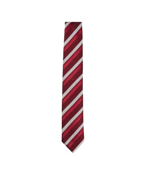 57% Zijde, 43% Polyester. Stof: Jacquard, Zijde, Geweven. Lengte: 150cm. Breedte: 7.5cm. Ontwerp: Gestreept.