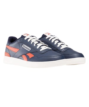 Marke: Reebok. Obermaterial: Synthetischer Stoff. Futterstoff: Lux, Synthetischer Stoff. Mittelsohle: gepolstert, DMXAir, EVA Schaum, Schaumstoff, Mikro-Luftbläschen. Laufsohle: Gummi. Externer Fersenclip, Gepolsterter Schaftrand, Gepolsterte Zunge, Perforierte Zehe, Verstärkte Zehe. Absatz: Flach. niedrig geschnitten. Design: Kontrast Detail, Logo. Zehenstil: Rund. Zum Schnüren.
