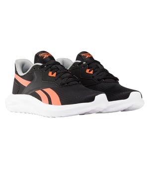 Marke: Reebok. Obermaterial: Synthetischer Stoff, Stoff. Futterstoff: Stoff. Mittelsohle: gepolstert, Leicht. Ösen: 6. Absatz: Flach. niedrig geschnitten. Design: Kontrast Detail, Logo. Zehenstil: Rund. Zum Schnüren.