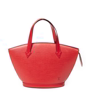Louis Vuitton Bolsos St-Jacques PM Bolso en Rojo Piel de becerro y Latón dorado hardware. El producto esta en Perfectas Condiciones (AA).
  Dimensiones: 23x24x10 cm 
  Accesorios incluidos: None
  
  BrandCo Paris encuentra artículos raros y en las mejores condiciones a precios increíbles. ¡Vale la pena tener paciencia! Compra con confianza: todos los artículos de BrandCo Paris son seleccionados y autenticados cuidadosamente por nuestro equipo de expertos.
  Todos los artículos vienen con un certificado de autenticidad y un embalaje entregado por BrandCo Paris.
  Tabla de clasificación de la condición del artículo
  N (como nuevo)
  AA (perfecto estado)
  A (excelente estado)
  AB (muy buen estado)
  B (bueno/regular)
