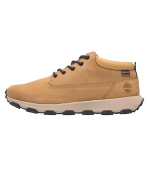 Obermaterial: Gore-Tex, Leder. Marke: Timberland. Futterstoff: ReBOTL-Material, rPET (Recyceltes Polyethylen-Terephthalat). Einlegesohle: EVA. Laufsohle: Gummi. Ösen: 5. Gewebetechnik: Wasserfest. Gepolsterter Schaftrand, Gepolsterte Zunge. Absatz: Flach. Zum Fußgelenk. Design: Logo. Zehenstil: Rund. Zum Schnüren.