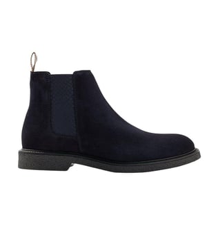 Bovenkant: Leder. Buitenzool: Rubber. Elastisch paneel, treklipje. Lage Hak. Snit: Enkelhoog. Ontwerp: Logo, eenvoudig. Teenstijl: Rond. Sluiting: Slip-on.