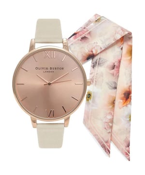 The Ladies Watch and Scarf Gift Set OBGSET51 from Olivia Burton is a great example of why the Olivia Burton range has become so popular. Suitable for most occasions/pursuits its hard to find a reason why the Ladies Watch and Scarf Gift Set OBGSET51 shouldn't be high up on your shopping list. The Ladies Watch and Scarf Gift Set OBGSET51 makes a wonderful gift.  Dimensions (cm): 11x10x14