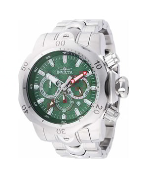 Practical, hardwearing and reliable watches from Invicta. This Mens Venom Watch IN-47909 has all the Invicta traits, a sublime meticulously crafted timepiece for all occasions. And like all watches from us, you can buy with complete confidence knowing we are official Invicta dealers so your Mens Venom Watch IN-47909 will arrive with a full manufacturer backed warranty and all documents.  Dimensions (cm): 15x12x16