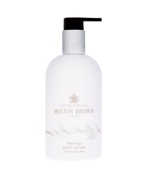 Experience luxurious hydration with Molton Brown Milk Musk Body Lotion. This exquisite body lotion not only nourishes your skin, leaving it smooth and deeply moisturized, but also envelops you in a delightful milky fragrance. The scent opens with fresh notes of succulent pear and peach, leading to a heart of soft musk, creamy milk, vanilla, and ambroxan. The base features warm white cedarwood and tonka bean, creating a comforting aroma. Ideal for daily use, simply apply and massage into your skin for a pampering treat. Molton Brown is proud to be a cruelty-free brand.