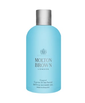 Experience the refreshing essence of the ocean with Molton Brown's Coastal Cypress and Sea Fennel Bath and Shower Gel. This unisex cleansing gel, launched in 2017, is infused with invigorating notes of Australian sea fennel, cypress, cardamom, and jasmine. Perfect for daily use, it provides a luxurious lather that leaves your skin feeling clean and revitalized. As a Leaping Bunny approved cruelty-free brand, Molton Brown embodies sustainability and care. Treat yourself to a spa-like experience at home with this 300ml bottle, ideal for all skin types.