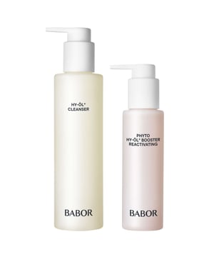 Discover the transformative power of the BABOR Cleansing HY-ÖL & Phyto HY-ÖL Booster Reactivating Set. This duo combines a unique two-phase cleansing system that effectively removes impurities while protecting the skin's lipid barrier. The HY-ÖL Cleanser is enriched with natural oils, while the Phyto HY-ÖL Booster rejuvenates the skin, leaving it smooth and radiant. Ideal for women seeking a deep cleanse without tightness. Perfect for daily use to achieve a glowing complexion.