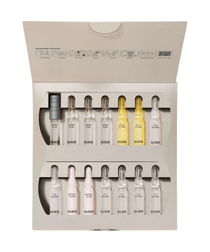 Discover the BABOR Perfect Skin Collection featuring 14 expertly crafted ampoules designed to transform your skin. This comprehensive 14-day treatment harnesses the power of potent active ingredients to moisturize, repair, rejuvenate, and combat aging. Each ampoule targets specific skin needs: from intense hydration with the HYDRA PLUS ampoules, to revitalizing energy with the MULTI VITAMIN, soothing relief from the SOS CALMING, achieving a luminous glow with the PERFECT GLOW, and powerful anti-wrinkle effects with LIFT EXPRESS. Experience visibly healthier skin with this luxurious set.