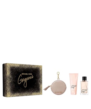 Experience the essence of femininity with the Michael Kors Gorgeous! Eau de Parfum Spray Gift Set. This exquisite fragrance celebrates the confident spirit of women, featuring a stunning blend of bold floral and woody notes. The uplifting white floral bouquet is balanced with hints of tobacco and wood, creating a scent that embodies empowerment. The set includes a 100ml Eau de Parfum Spray, a 100ml body lotion, and a chic purse. The elegant glass bottle in rose gold is a true statement piece.