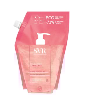 Experience the gentle cleansing power of SVR Topialyse Soothing Cleansing Gel Refill, specially formulated for dry and sensitive skin. This 1000ml refill offers a soap-free, pH-neutral solution that hydrates and soothes, ensuring your skin feels soft and balanced throughout the day. Ideal for use on the face, body, hair, scalp, and intimate areas, it is hypoallergenic and won't irritate your eyes, making it suitable for the entire family. Embrace an eco-friendly choice while keeping your bathroom stocked with your favorite cleansing gel.