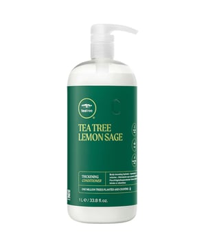 Revitalize your hair with Paul Mitchell Tea Tree Lemon Sage Thickening Conditioner in a generous 1000ml size. This energizing formula conditions while boosting volume, detangling, and providing essential protection. Infused with thickening agents, it enhances fullness and shine. For best results, apply to clean, damp hair, massage gently, and rinse thoroughly. Enjoy reduced static and smooth snarls. Ideal for all hair types, this paraben-free and gluten-free conditioner is a must-have for your hair care routine.