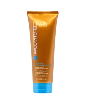 Revitalize your hair with Paul Mitchell Sun After Sun Nourishing Masque, a luxurious treatment for all hair types. This 250ml masque features a unique UV Protection System that shields your hair from sun, salt, and chlorine. Infused with nourishing ingredients like Keravis, Panthenol, and Sunflower Oil, it deeply moisturizes and restores vitality to dry, sun-exposed hair. Use weekly or after sun exposure to maintain softness and strength. Directions: After shampooing, apply, massage gently, and rinse thoroughly. Experience beautifully hydrated hair.