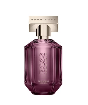 Unleash your allure with HUGO BOSS The Scent Magnetic Eau de Parfum for Women. This captivating fragrance features an intensified blend of seductive notes, with dark Osmanthus flower igniting passion. The heart reveals velvety ambrette seeds, drawing you into a magnetic embrace, while pure white musk elevates the scent to extraordinary heights. Encased in a stunning diamond-shaped bottle with a deep purple hue and luxurious gold cap, this long-lasting perfume is ideal for women seeking to leave a lasting impression. Experience the essence of seduction.
