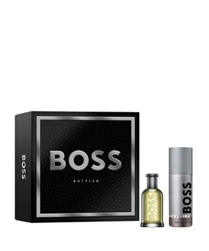 Celebrate the season with the HUGO BOSS Bottled Eau de Toilette Gift Set, a perfect present for the modern man. Elegantly presented in a sleek black box with silver accents, this gift set embodies sophistication and style. The iconic BOSS Bottled fragrance features a refreshing blend of fruity apple, spicy cinnamon, and deep woody notes, crafted by master perfumer Annick Ménardo. This set includes a 50ml Eau de Toilette and a 150ml Deodorant Spray, ensuring a lasting and captivating scent throughout the day. Elevate your fragrance game and be your own boss with this exquisite set.