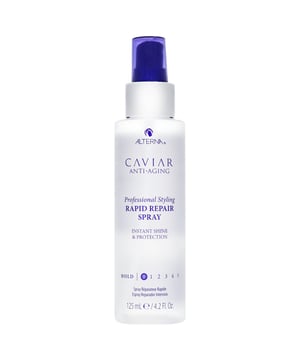 Revitalize your hair with the Alterna Caviar Style Rapid Repair Spray, a luxurious formula packed with vitamins to restore shine and moisture. This innovative spray features Age-Control Complex® to combat the effects of aging. Infused with caviar extract, vitamin C, and cytokines, it smooths the hair shaft for enhanced shine. The Colour Hold technology preserves vibrant hair color, while Enzymetherapy® ensures deep absorption for maximum effectiveness. Suitable for all hair types, use on damp hair before styling or on dry hair as a finishing touch.