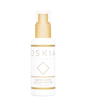 Achieve a radiant, sun-kissed glow with Oskia Self Tan Adaptive Tan Mist. This innovative tri-phase self-tanning mist is designed to enhance your skin's natural color while keeping it moisturized and smooth. Infused with nourishing ingredients like MSM, pea peptides, and encapsulated vitamins C and E, it supports skin health and promotes a healthy, luminous complexion. The unique formula boosts melanin production for a deeper, more natural tan. Simply hold 30cm away from your skin, spray, and let it dry before dressing. Perfect for a flawless tan anytime!