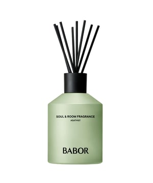 Transform your space with the BABOR Agathist Soul & Room Fragrance, crafted to enhance your wellbeing and elevate your senses. Inspired by Greek mythology, this exquisite fragrance blends fruity fig and Mediterranean bergamot with floral jasmine and orange blossom. The warm undertones of white musk and cedar wood create a harmonious atmosphere. Enjoy a long-lasting, sensual experience that promotes relaxation and positivity. Easy to use: adjust the number of sticks for your preferred intensity and place the fragrance securely on a flat surface.
