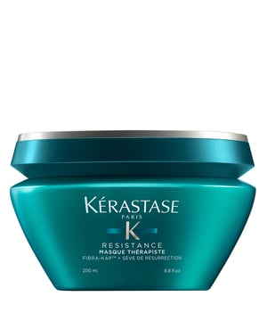 Transform your thick hair with Kérastase Resistance Masque Thérapiste, the ultimate fiber renewal masque designed for deep nourishment. This luxurious, rich formula acts as a protective bandage for your hair, leaving it soft, healthy, and beautifully revitalized. To use, apply to freshly washed, towel-dried hair, focusing on lengths and ends. Let it sit for 5-10 minutes before emulsifying and rinsing thoroughly. Kérastase is dedicated to sustainability, using recycled materials and achieving carbon neutrality in production. Experience exceptional hair care with a commitment to the planet.