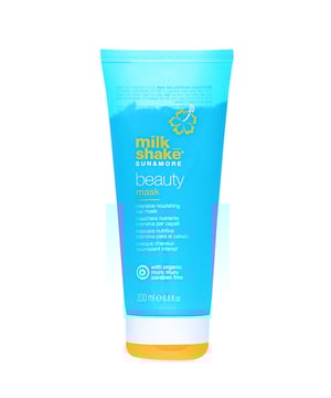 Revitalize your hair with the milk_shake Sun&More Beauty Mask, a luxurious treatment designed to combat the damaging effects of sun exposure, saltwater, wind, and chlorine. Infused with vitamin E, muru butter, quinoa proteins, hibiscus oil, passion fruit oil, organic argan oil, sweet almond oil, and rice oil, this deep conditioning mask enhances softness and hydration. With added UV filters, it protects your hair while restoring its natural beauty. Simply apply to damp hair, leave on for 2-3 minutes, and rinse thoroughly for stunning results.