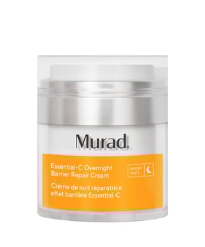 Revitalize your skin overnight with Murad Essential-C Overnight Barrier Repair Cream. This vitamin C moisturizer is rich in antioxidants to combat pollutants, brighten your complexion, and strengthen your skin's barrier. Featuring THD ascorbate, a stable form of vitamin C, and marrubium extract, it neutralizes daily damage from environmental aggressors. A blend of sunflower, cucumber, and barley nourishes your skin, combating dryness and dullness. Ideal for women with dry skin, this cream enhances skin resiliency for a youthful appearance. Apply generously to your face, neck, and chest.