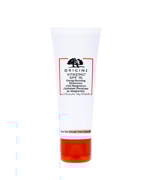Revitalize your skin with Origins Vitazing Energy-Boosting Moisturizer, enriched with Mangosteen and SPF15 for effective UV protection. This lightweight, oil-free formula instantly hydrates, energizes, and enhances your skin's plumpness and radiance. Infused with powerful ingredients like cordyceps and ginseng, it transforms your complexion while providing deep moisture with mango seed butter. Perfect for daily use, apply this rejuvenating moisturizer every morning after your serum for a fresh, glowing look. Free from harmful chemicals, it promotes clean beauty and well-being.