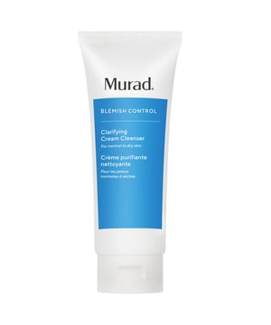 Experience the power of Murad's Blemish Control Clarifying Cream Cleanser, designed specifically for blemished skin. This rich, creamy formula effectively targets breakouts while being gentle on your skin. Infused with encapsulated salicylic acid, it works instantly and over time to provide long-lasting clearing benefits. Enjoy a silky, non-foaming cleanse that hydrates without stripping essential moisture. Achieve a clean, refreshed complexion without tightness or dryness. Perfect for daily use, just massage a small amount onto your face and neck for optimal results.