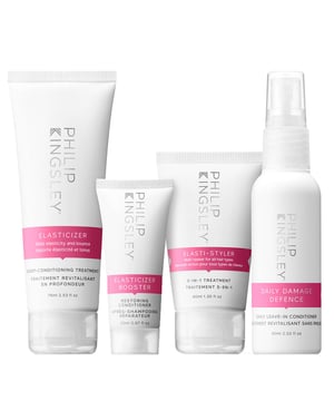 Discover the transformative power of the Philip Kingsley Elasticizer Effect Discovery Collection, designed to rejuvenate and nourish dry hair. This luxurious kit includes the renowned Elasticizer pre-shampoo treatment and Daily Damage Defence Leave-In Conditioner, all tailored to restore shine, hydration, and manageability. Suitable for all hair types, it offers instant results, including frizz control and enhanced moisture. Embrace healthy, vibrant hair with this eco-friendly set, crafted using sustainable materials. Ideal for women looking to elevate their hair care routine.