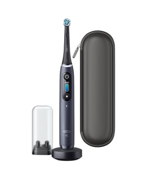 Discover the Oral-B iO 9 Black Electric Toothbrush, designed for an unparalleled brushing experience. This advanced toothbrush combines cutting-edge technology with sleek aesthetics for a gentle yet thorough clean. Experience 100% more plaque removal in just one week. Enjoy whiter teeth from day one with its dentist-inspired round brush head. Featuring AI position detection and 7 cleaning modes, this toothbrush is essential for optimal oral health.