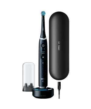 Discover the Oral-B iO 10 Cosmic Black Electric Toothbrush, designed for superior oral care. With its iO Sense smart charger, it offers real-time feedback for optimal brushing. The dentist-inspired round brush head and gentle micro-vibrations ensure a professional-quality clean. Experience brighter teeth and 100% more plaque removal in just one week compared to manual brushing. Advanced AI position detection maximizes coverage, while the pressure sensor protects your gums. The fast-charging travel case makes it perfect for on-the-go brushing.