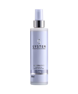 Discover the ultimate care for your blonde hair with System Professional LuxeBlond Bi-Phase UV & Heat Protector. This advanced leave-in conditioning spray not only protects against UV and heat damage up to 220°C but also reduces breakage by up to 99%. Enriched with LipidCode Complex, it enhances the resilience of your hair fibers, making them more manageable and easy to style. Ideal for women seeking to maintain vibrant, healthy blonde locks, this 180ml spray is a must-have in your hair care routine.