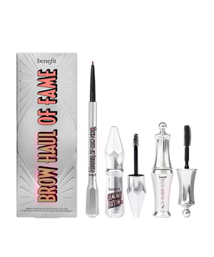 Discover the legendary Benefit Brow Haul of Fame Set, featuring the ultimate essentials for perfect brows. This exclusive collection includes a full-size Precisely, My Brow Pencil in Shade 3 Warm Light Brown, along with mini versions of Gimme Brow+ and the 24-HR Brow Setter. These products work in harmony to define, volumize, and set your brows for an impressive 24 hours. Elevate your brow game with this must-have set that promises to deliver iconic results. Perfect for women who want to achieve flawless brows effortlessly.