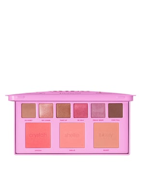 Indulge yourself with the Benefit Limited Edition Treat Yourself Gorgeous! Palette, featuring an exquisite collection of mini cheek treats and eyeshadows. This set includes silky-soft, buildable blushes in delightful pinks and peaches, perfect for achieving a radiant glow. Choose from Shellie for a soft shimmer, Crystah for a strawberry pink flush, or Blossy for a matte apricot finish. Plus, enjoy six stunning eyeshadows in both shimmer and matte finishes. Ideal for any occasion, this palette is a must-have for beauty enthusiasts.