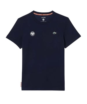 75% biologisch katoen, 25% polyester. Stof: Jersey, Technisch. Ontwerp: Crest, Logo. Halslijn: Ronde hals, afgezet. Mouwtype: Korte mouwen. Stoftechnologie: Ultra Dry. 100% Officieel Gelicentieerd. Geschikt: Regelmatig. XS: 34 in. S: 37 in. M: 40 in.