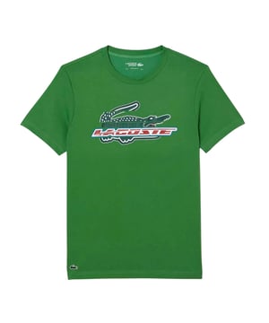 Materiaal: Biologisch katoen. Stof: Jersey, Biologisch Katoen. Ontwerp: Logo, Effen, Gedrukt. Hals: Crew Neck. Mouwtype: Korte mouwen. Stoftechnologie: Quick Dry, Ultra Dry. Siliconen badge. Geschikt: Regelmatig. Duurzaamheid: GGO-vrij. XS: 34 in. S: 37 in.