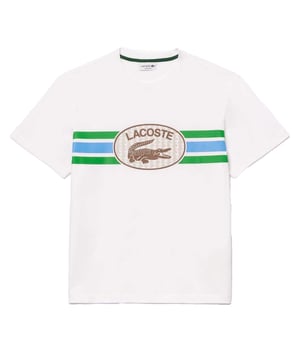 Materiaal: Katoen. Stof: Zwaar, Jersey. Ontwerp: Geborduurd logo, Monogram, Bedrukt. Hals: Crew Neck. Mouwtype: Korte mouwen. Geschikt: Regelmatig. XS: 36 in. S: 38 in. XXL: 52 in. 3XL: 56 in.