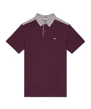 Baumwolle. Design: Kariert, Logo, Patch, Unifarben. Knopfleiste mit drei Knöpfen, Knöpfe mit Logo. Mit Kragen. Bündchen: Jerseyware, gerippt. Kurzärmlig. M: 104 cm.