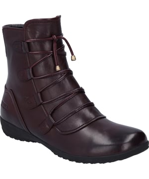 Deze enkellaars is gemaakt van fijn leder en is daardoor bijzonder stevig. Voor de winter is de dames enkellaars warm gevoerd met lamsvacht. Het rits biedt een goede grip en een gemakkelijke instap in de schoen. Josef Seibel maakt vaak gebruik van de AGO-fabricagemethode, om schoenen te fabriceren die niet alleen licht maar ook duurzaam zijn. Met de G-breedte schoen, biedt de enkellaars Naly 62 een normale breedte aan de voet. Als vrije tijd voor jou op de eerste plaats komt - dan is de Naly 62 de schoen voor jou.