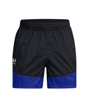 100% Nylon. Stof: Gekreukt, Geweven. Ontwerp: Contrastpaneel, Geborduurd logo. Zakken: 2 Zijzakken. Bevestiging: Pull-On. Stoftechnologie: Ademend, Duurzaam, Fluorvrij, Lichtgewicht, UA Storm-technologie, Waterbestendig. Taille: Elastisch, intern koord. Geschikt voor: Losse.